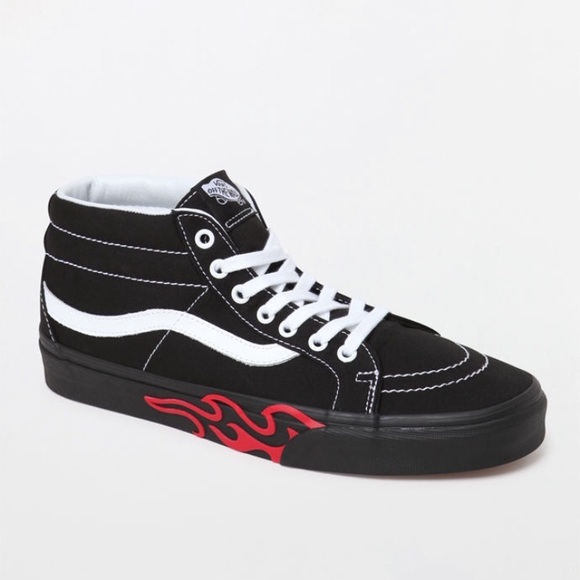 Vans Shoes - Vans Sk8-Mid Reissue Flame Cutout